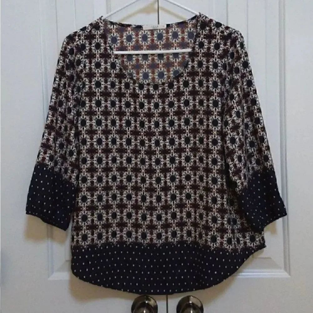 Le Lis Polyester Blouse Size Small